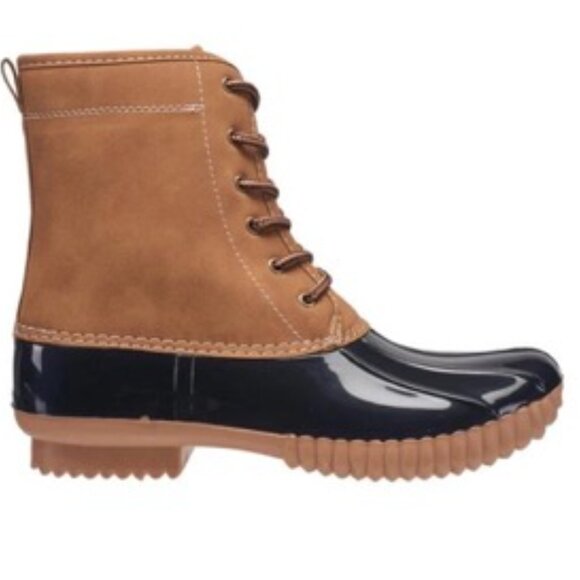 C&C California Women's "Duckie" Lace-up Boots in Cognac Size 6 - Picture 5 of 5